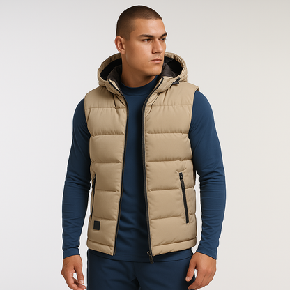 Bodywarmer mit Kapuze